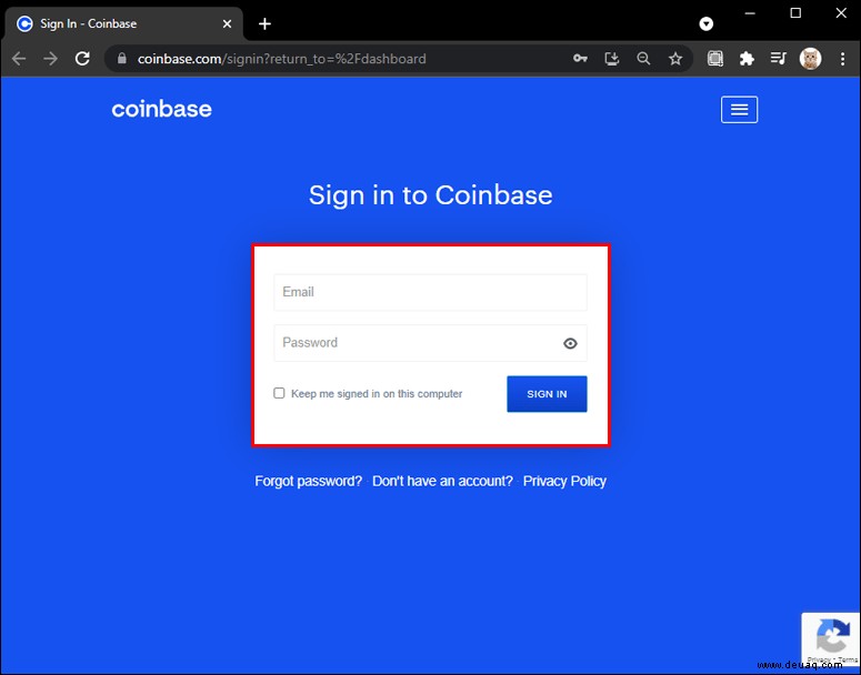 Wie man Geld von einem PC oder Mobilgerät in Coinbase einzahlt