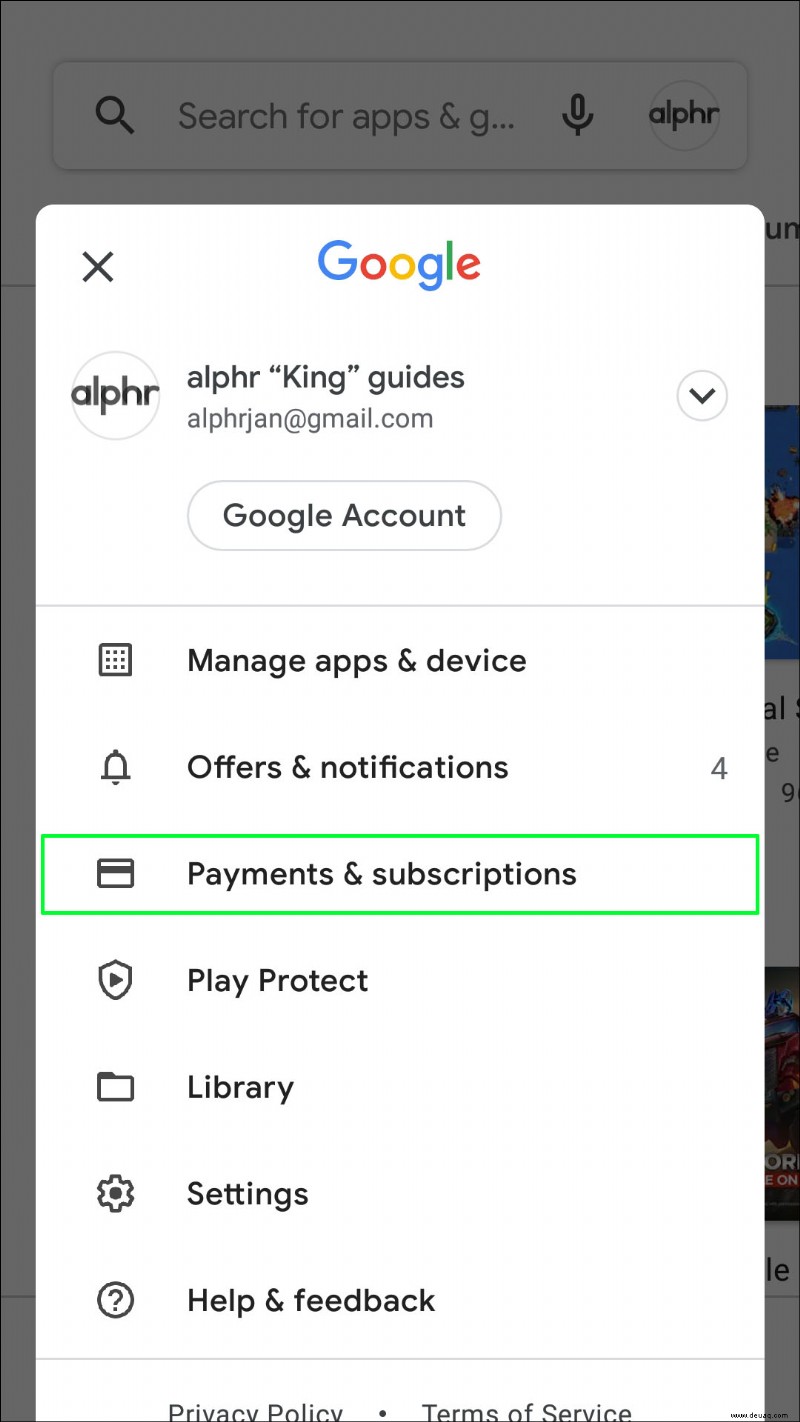 So kündigen Sie ein Abonnement bei Google Play