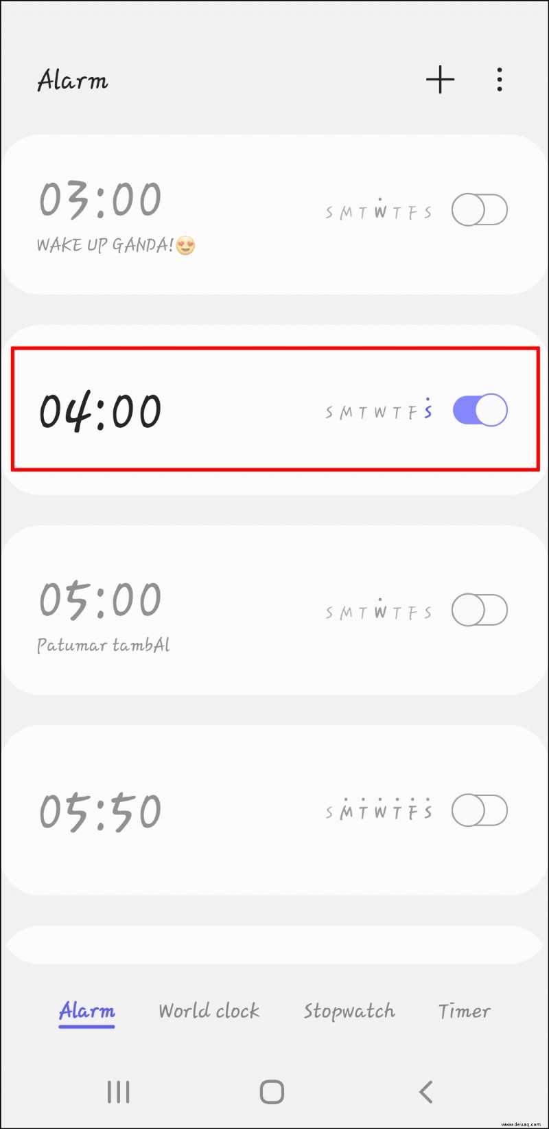 So stellen Sie einen Song als Alarm auf einem Android-Gerät ein