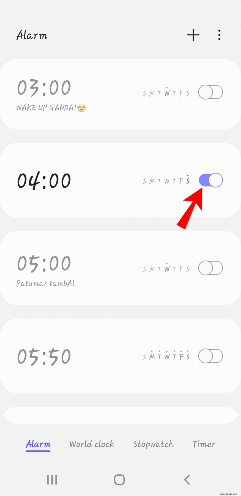 So stellen Sie einen Song als Alarm auf einem Android-Gerät ein