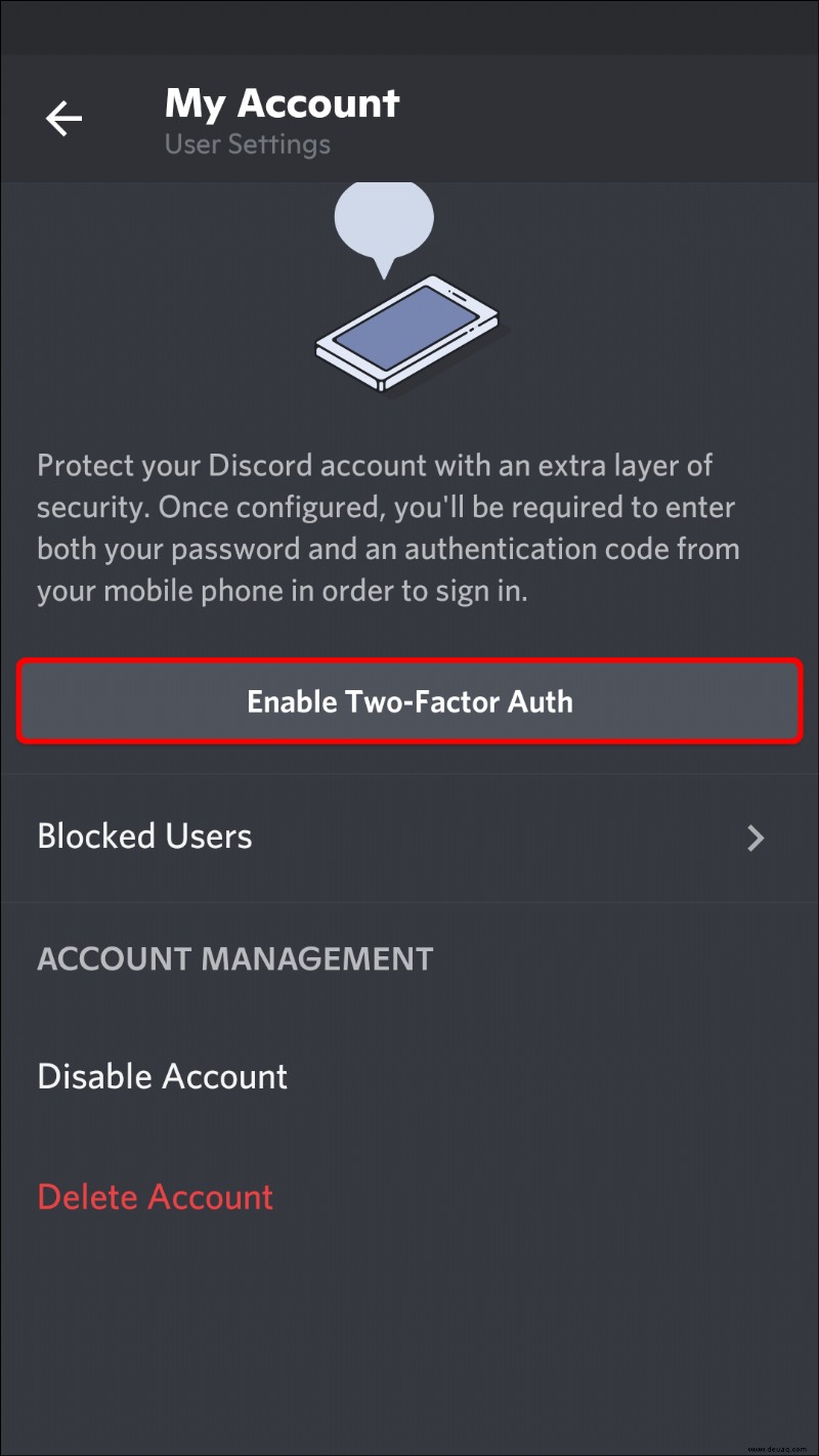 So aktivieren oder deaktivieren Sie 2FA auf Discord