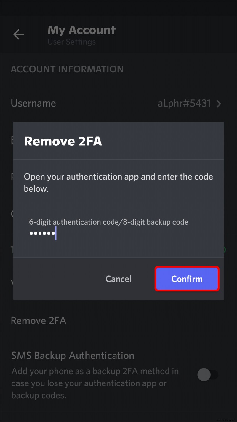 So aktivieren oder deaktivieren Sie 2FA auf Discord