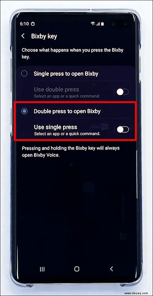 So deaktivieren Sie Bixby auf einem Samsung-Gerät