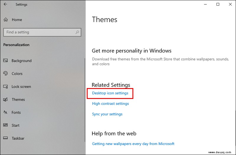 So sperren Sie Desktopsymbole in Windows