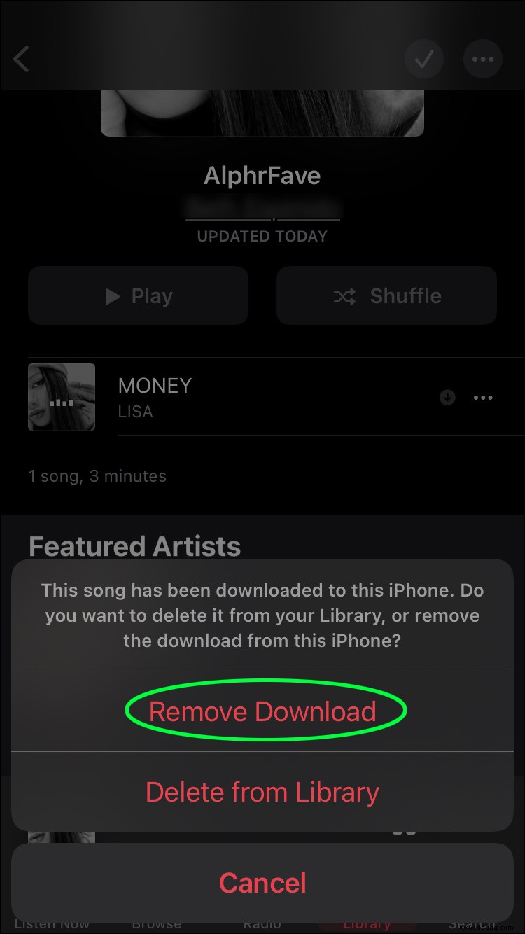 So löschen Sie eine Wiedergabeliste in Apple Music