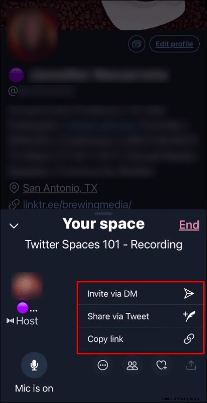 So verwenden Sie Twitter Spaces