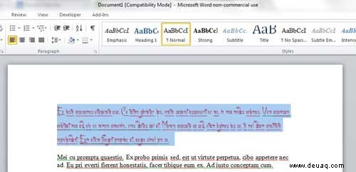 So entfernen Sie alle Formatierungen in Microsoft Word 