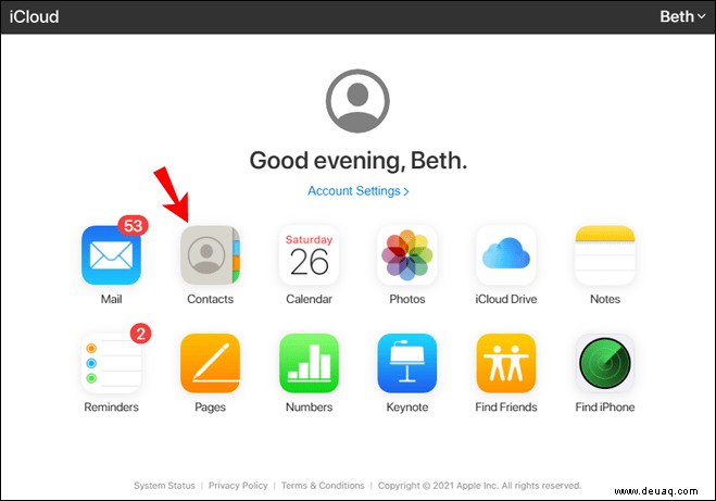 So synchronisieren Sie Google-Kontakte mit iCloud 