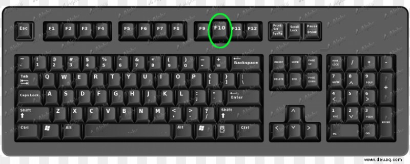 So stellen Sie eine hintergrundbeleuchtete Tastatur auf „Immer an“ ein 