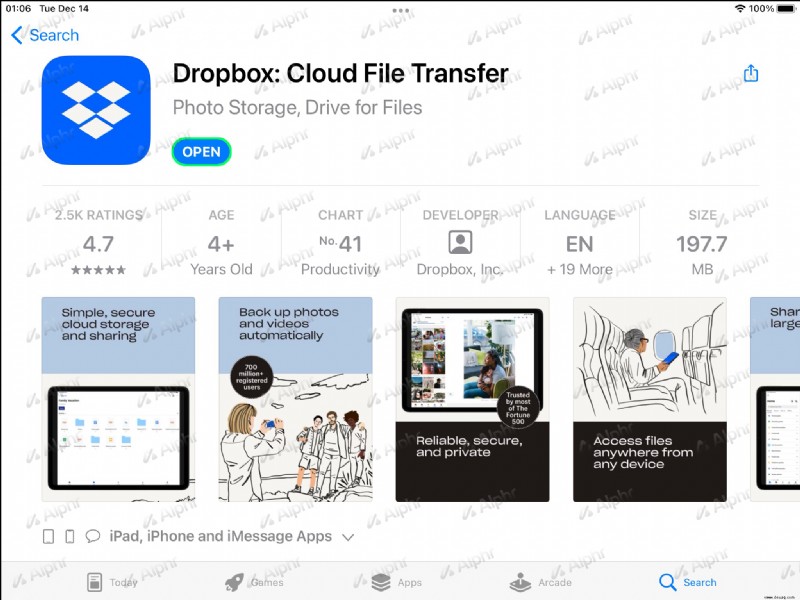 So teilen Sie einen Link von Dropbox