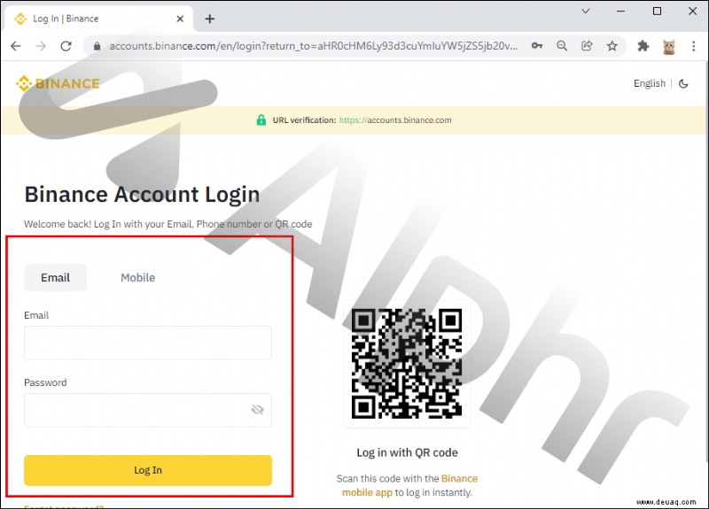 So ändern Sie Ihre E-Mail-Adresse in Binance