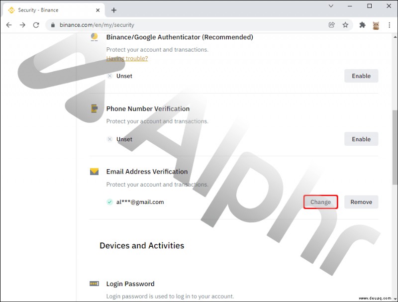 So ändern Sie Ihre E-Mail-Adresse in Binance