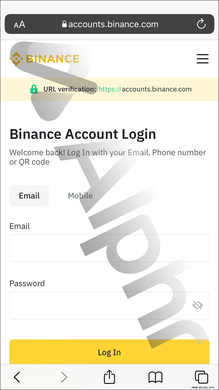 So ändern Sie Ihre E-Mail-Adresse in Binance