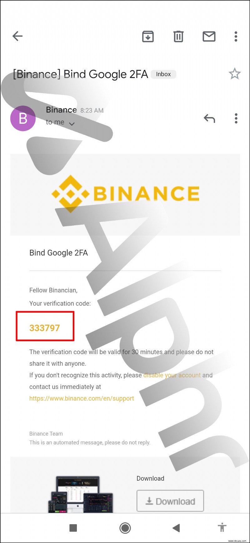 So ändern Sie Ihre E-Mail-Adresse in Binance