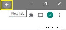 Geschlossene Tabs in Chrome wiederherstellen