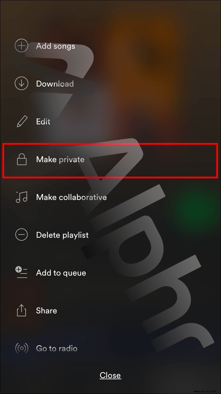 So erstellen Sie eine private Wiedergabeliste auf Spotify