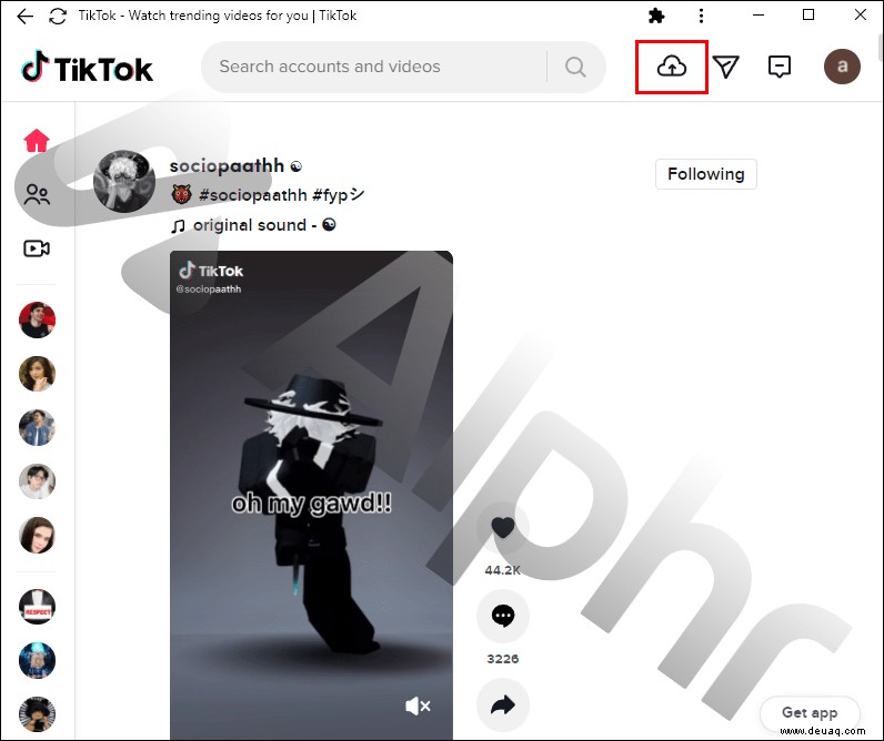 Wie man jemanden in TikTok markiert