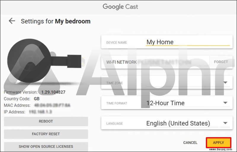 So ändern Sie Ihren Chromecast-Namen