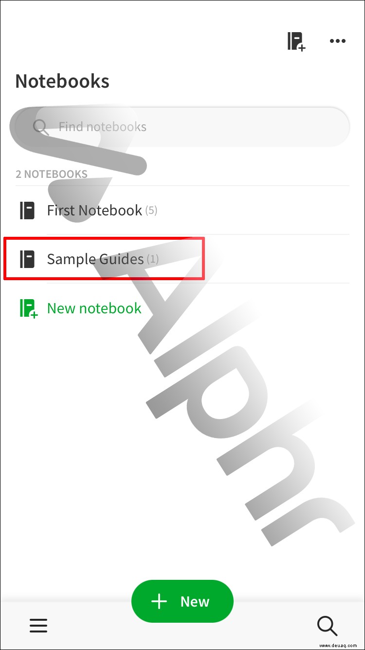 So löschen Sie ein Notizbuch in Evernote