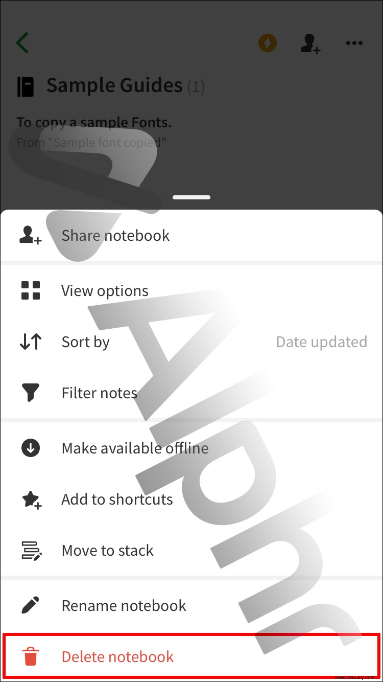 So löschen Sie ein Notizbuch in Evernote