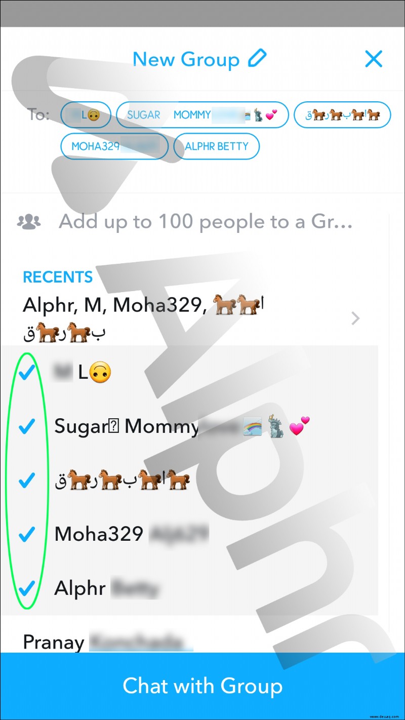 So fügen Sie Personen zu Snapchat-Gruppen hinzu und entfernen sie