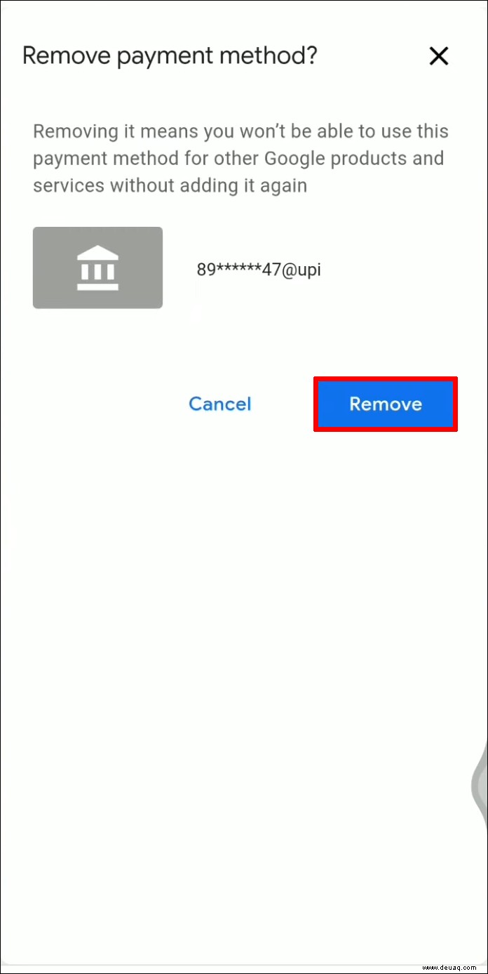 So entfernen Sie eine Zahlungsmethode in Google Play