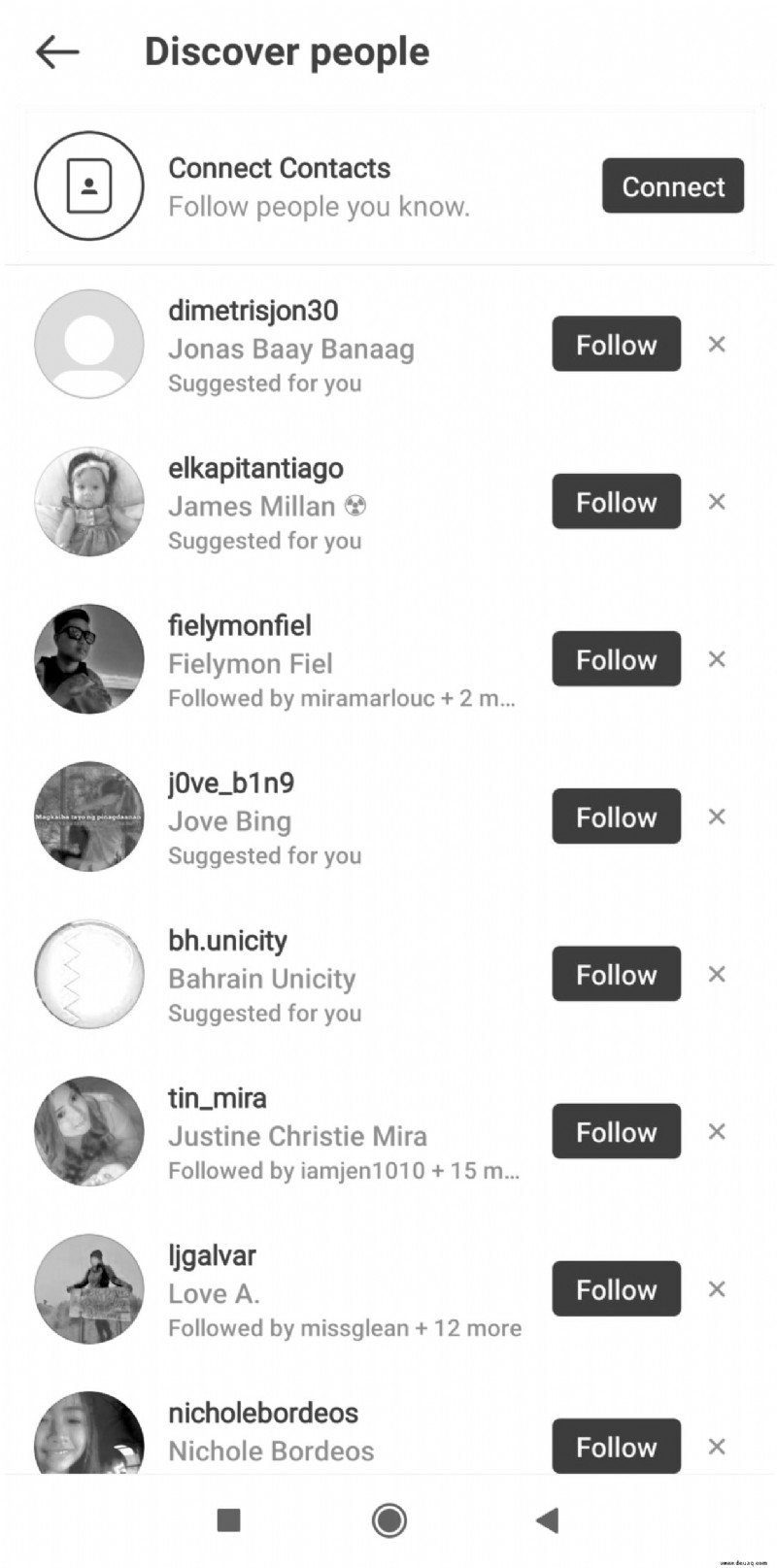 So finden Sie Kontakte auf Instagram