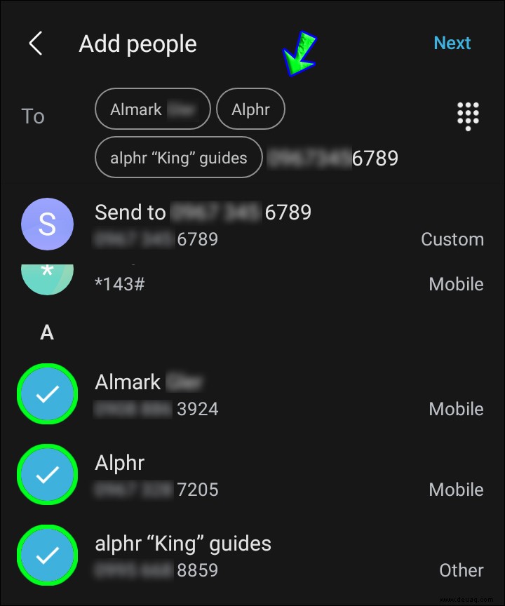 So leiten Sie Textnachrichten auf einem Android-Gerät weiter