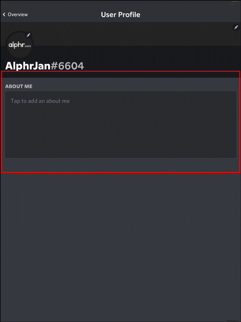 So fügen Sie den Abschnitt „Über mich“ in Discord hinzu 