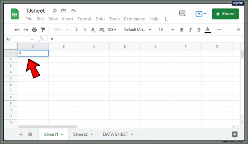 So verknüpfen Sie Daten von einem anderen Tab in Google Sheets 