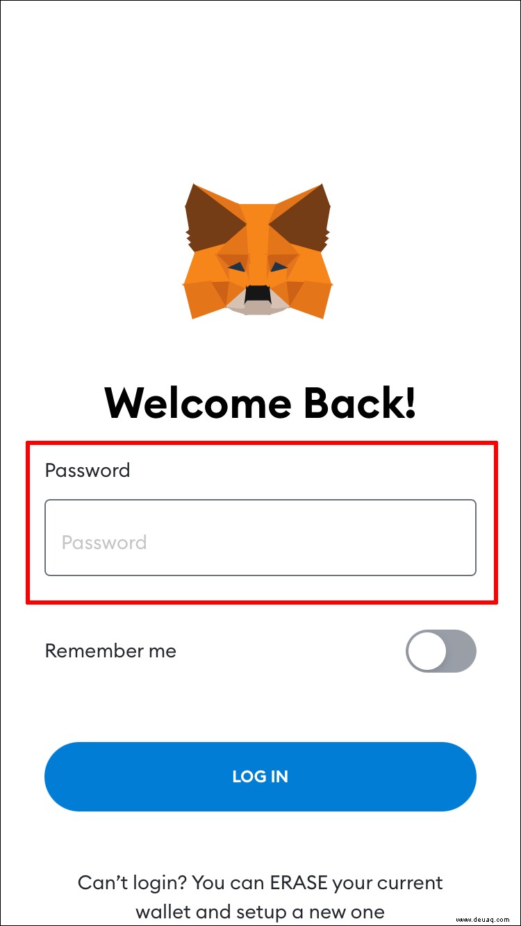 So ändern Sie ein MetaMask-Passwort 