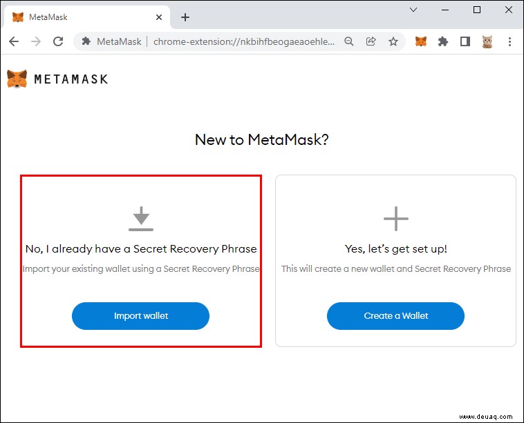 So ändern Sie ein MetaMask-Passwort 