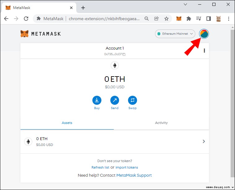 So ändern Sie ein MetaMask-Passwort 