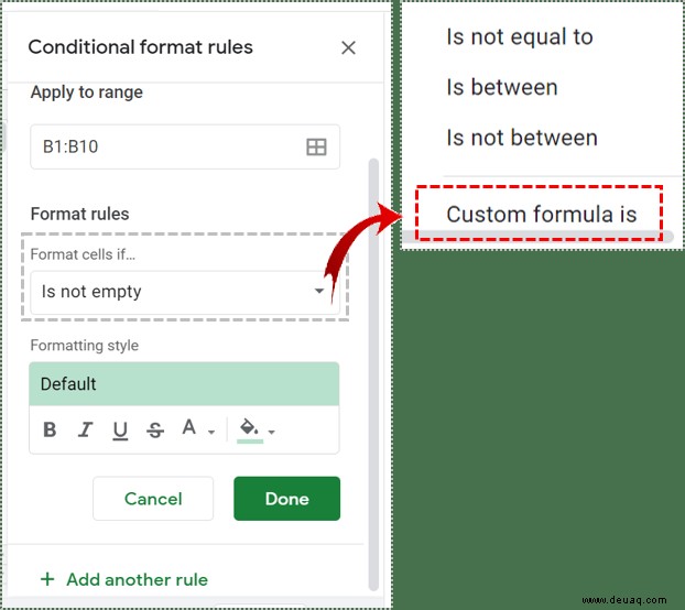 So markieren Sie den höchsten Wert in Google Sheets 