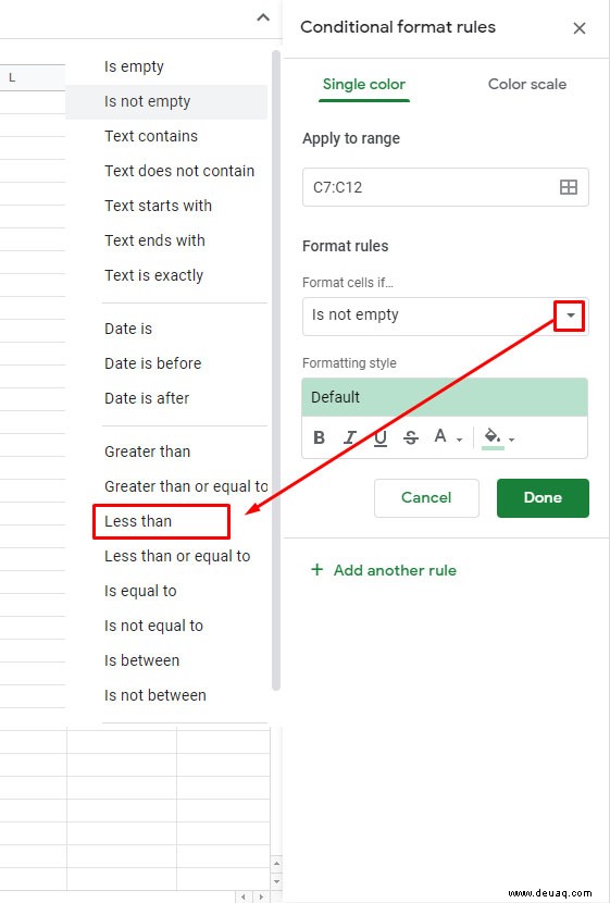 So markieren Sie den höchsten Wert in Google Sheets 