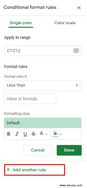 So markieren Sie den höchsten Wert in Google Sheets 