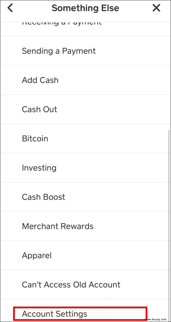 So löschen Sie ein Cash-App-Konto 