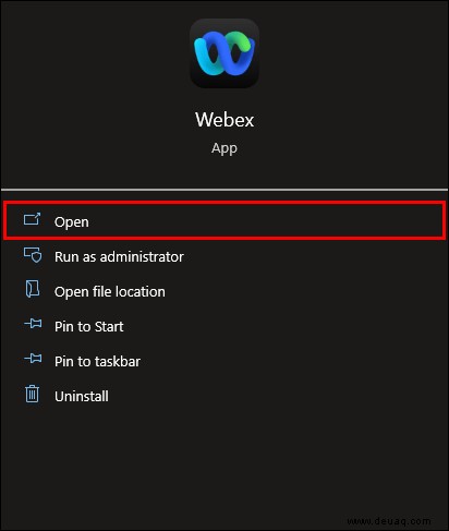 So veranstalten Sie ein Meeting in WebEx