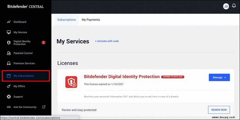 So deaktivieren Sie Bitdefender vorübergehend oder dauerhaft