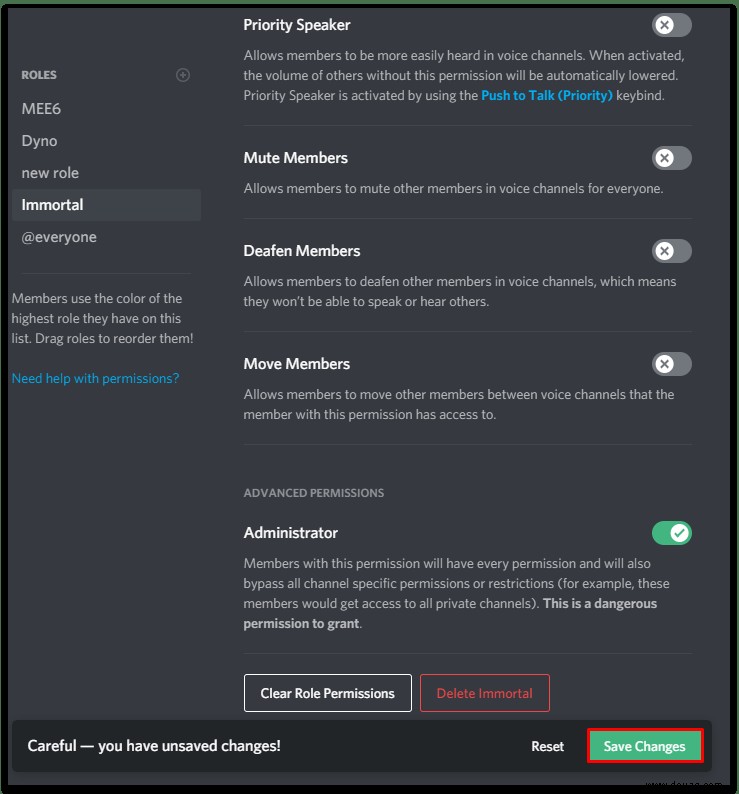 So verlassen Sie einen Discord-Server