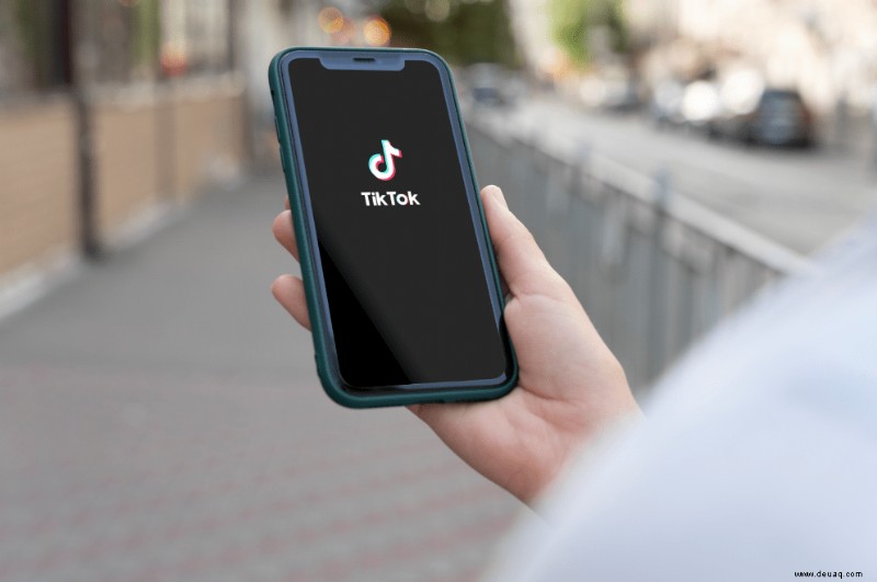 Vorspulen oder Zurückspulen in TikTok