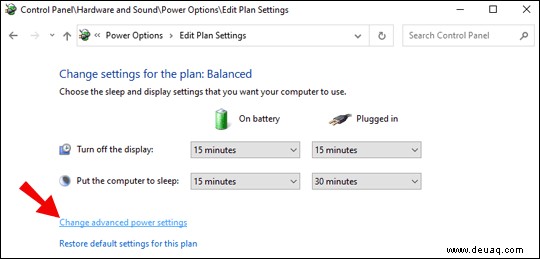 Anzeigen des Batterieprozentsatzes in Windows 10