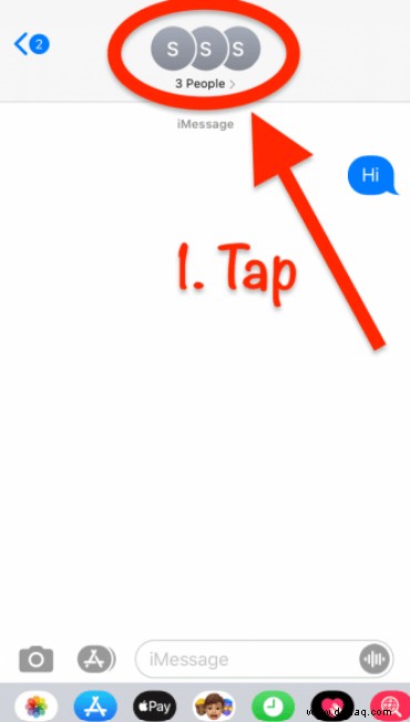 So entfernen Sie jemanden aus einer Textnachrichtengruppe auf dem iPhone