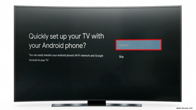 Erste Schritte mit Ihrem Android TV 
