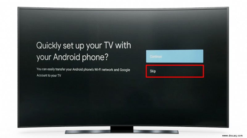 Erste Schritte mit Ihrem Android TV 