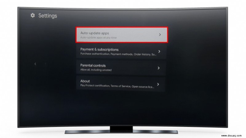 Erste Schritte mit Ihrem Android TV 