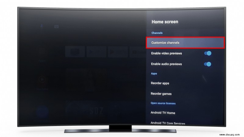 Erste Schritte mit Ihrem Android TV 