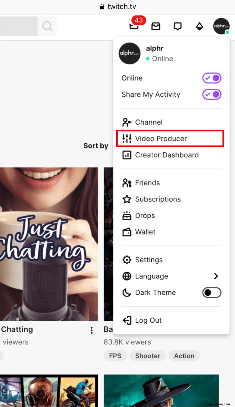 So laden Sie Twitch VOD-Videos auf einen PC oder ein Smartphone herunter 