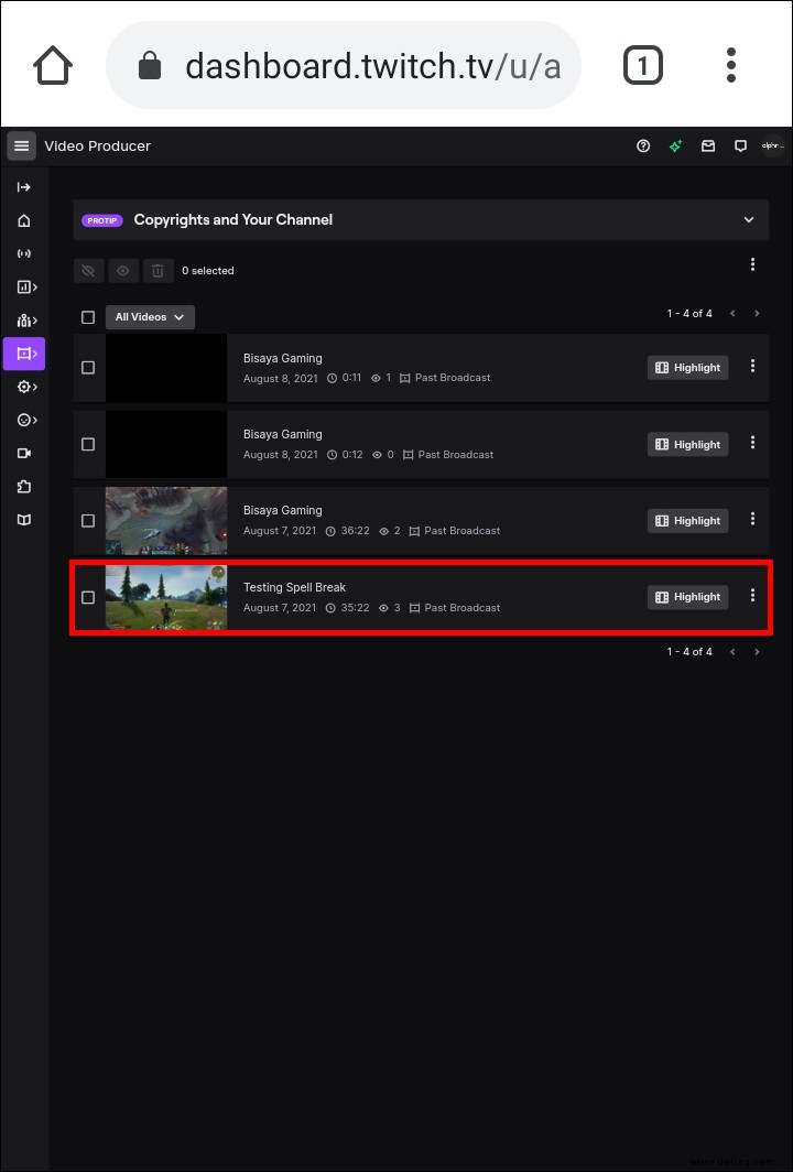 So laden Sie Twitch VOD-Videos auf einen PC oder ein Smartphone herunter 