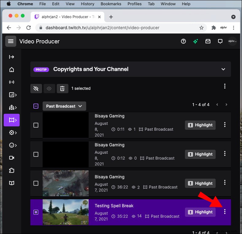 So laden Sie Twitch VOD-Videos auf einen PC oder ein Smartphone herunter 